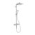 Hansgrohe Crometta E Showerpipe 240 1jet with thermostat 27271000