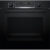 BOSCH Oven HRA578BB0S, Energy class A, Pyrolitic+Hydrolitic cleaning, Steam cooking program, Black